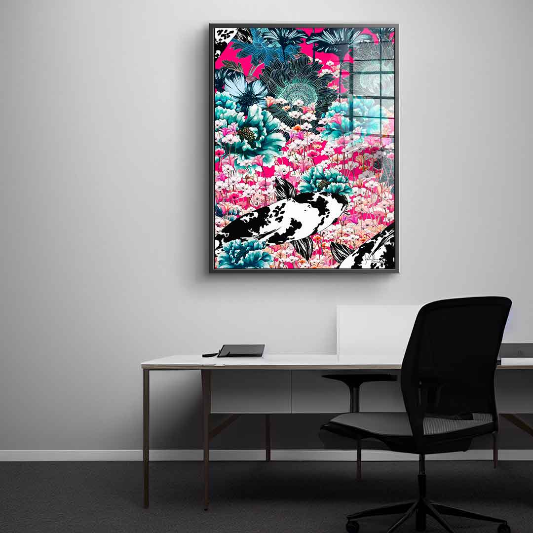 Koi Japan Sun - Acrylglas