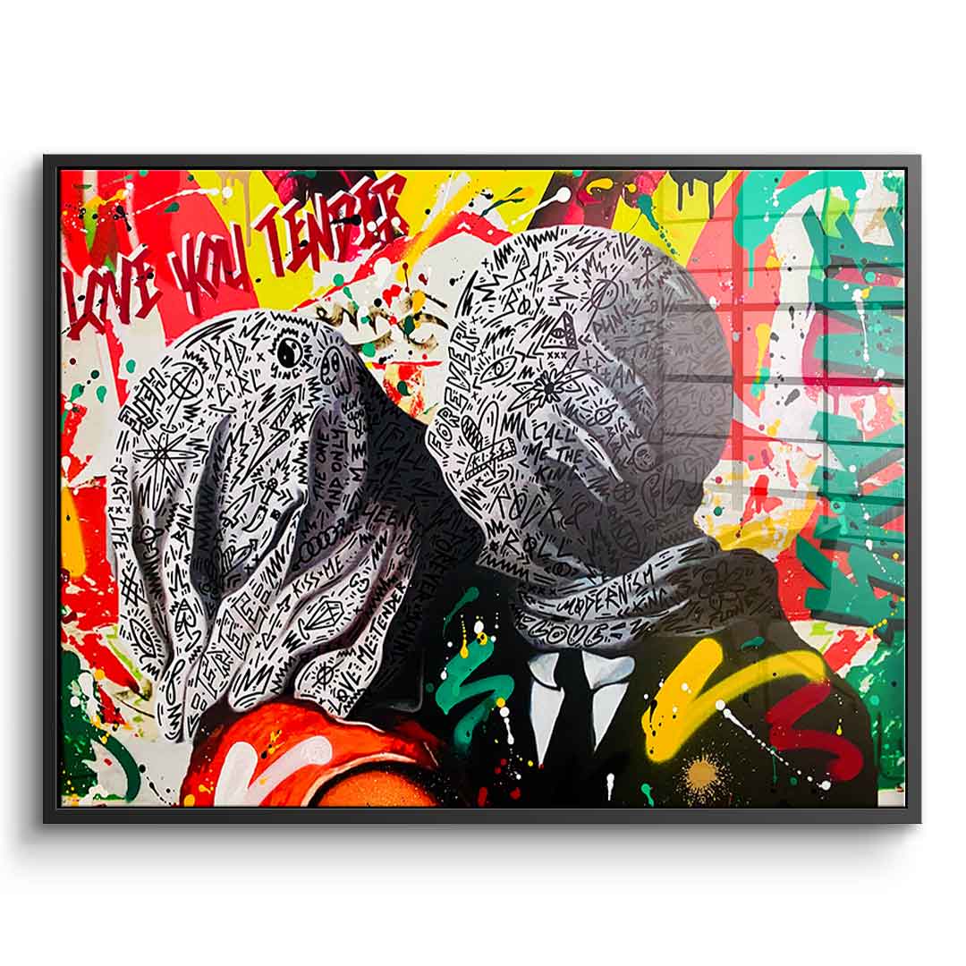Les Amants de la Rue - acrylic glass