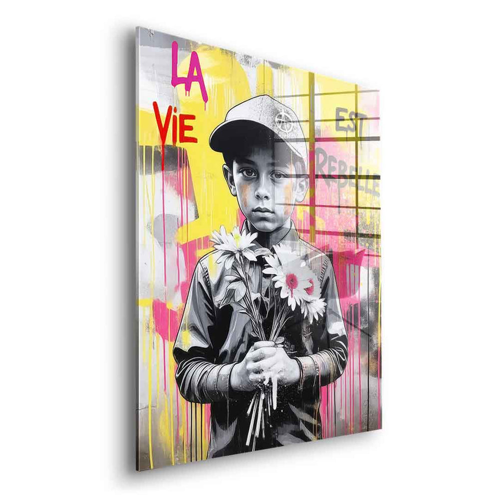 La Vie Est Rebelle Acrylglasbild – Ansicht 3