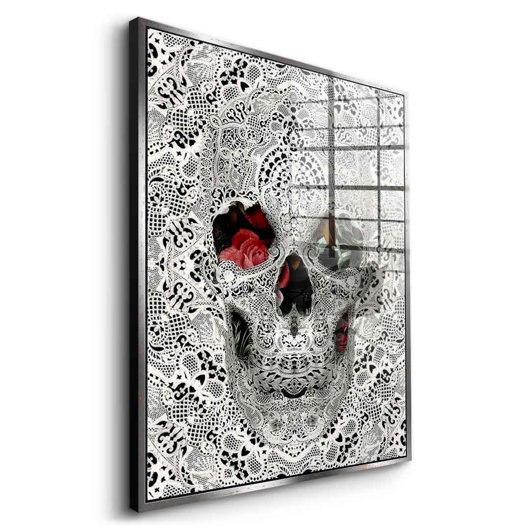 Lace Skull - acrylic glass