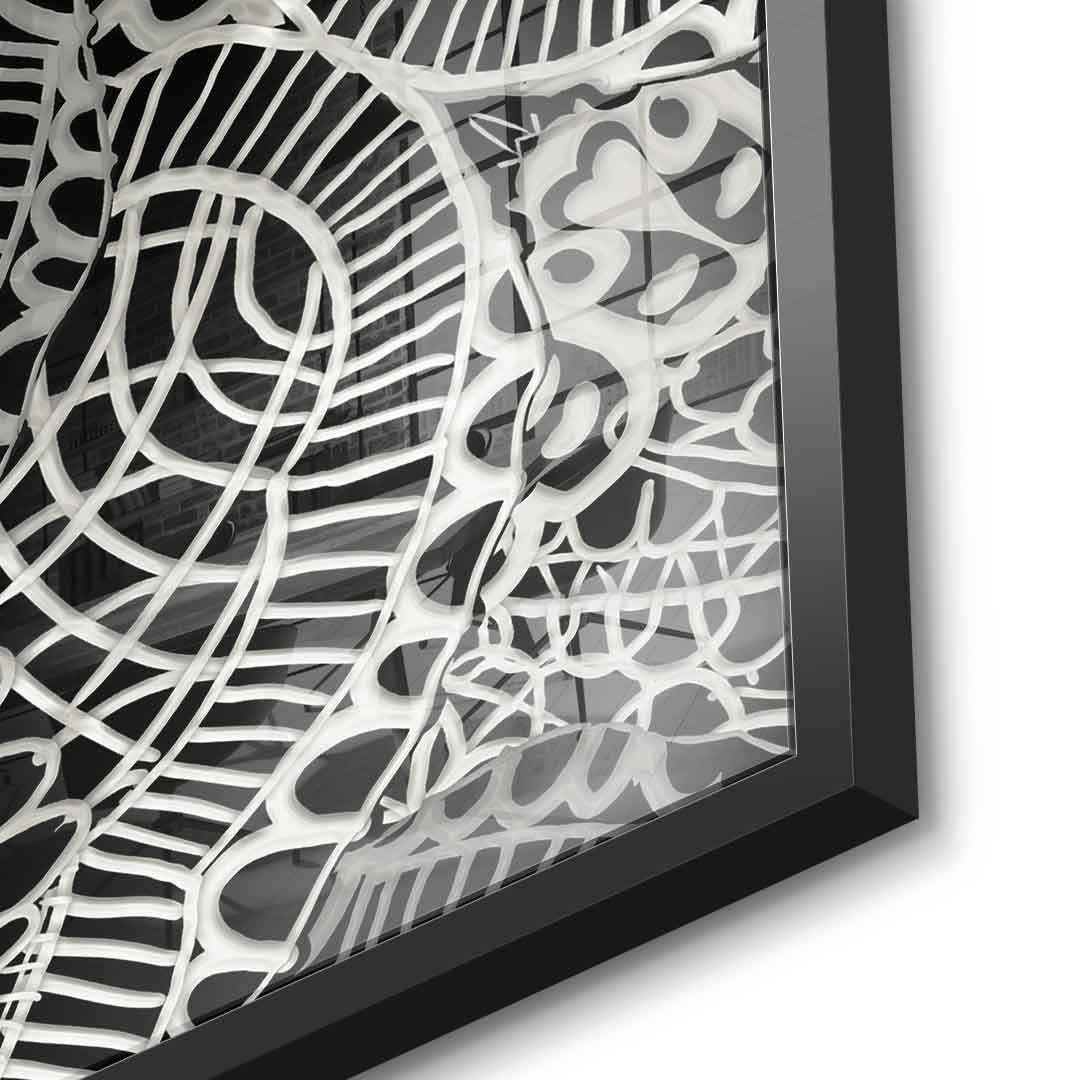 Lace Skull 2 - Acrylglas