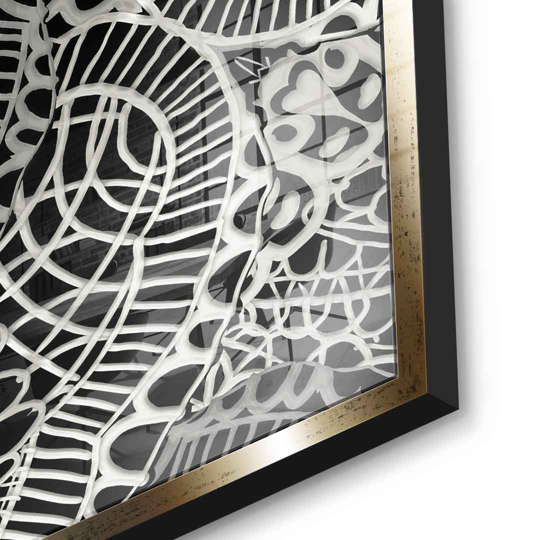 Lace Skull 2 - Acrylglas