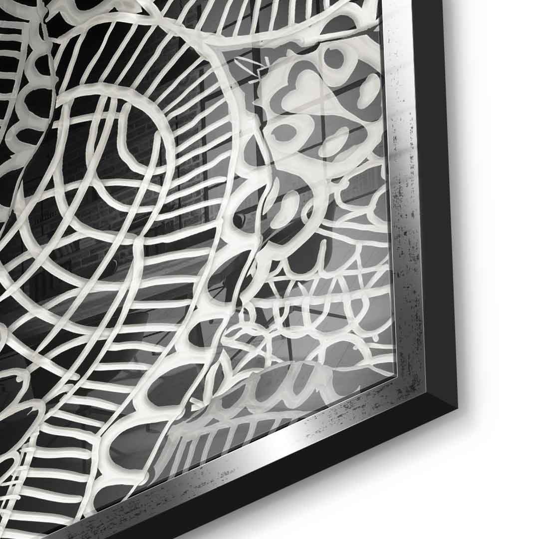 Lace Skull 2 - Acrylglas