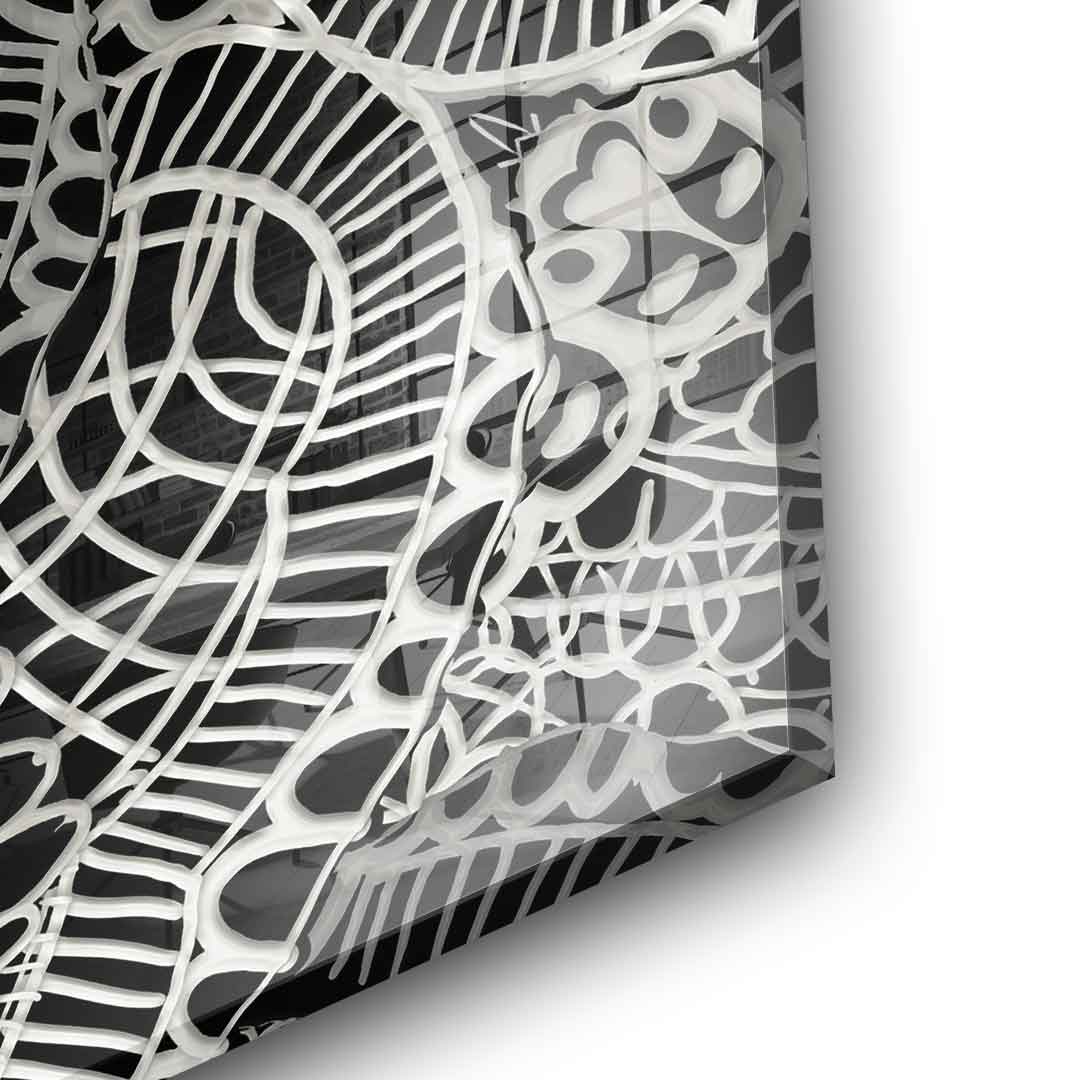 Lace Skull 2 - Acrylglas