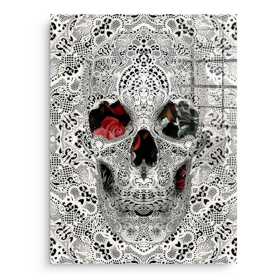 Lace Skull - acrylic glass