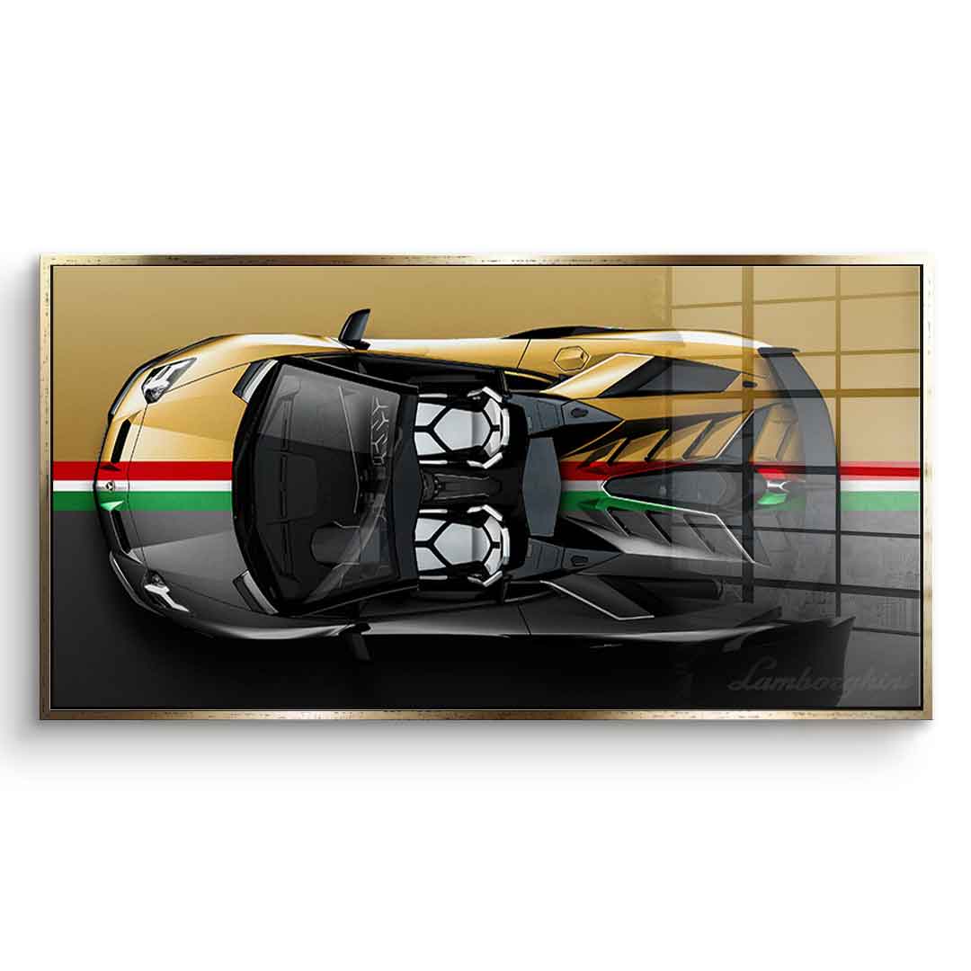 Lamborghini Aventador SVJ - acrylic glass