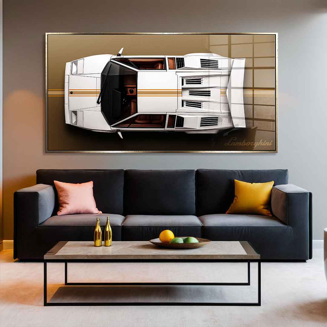 Lamborghini Countach - Acrylglas