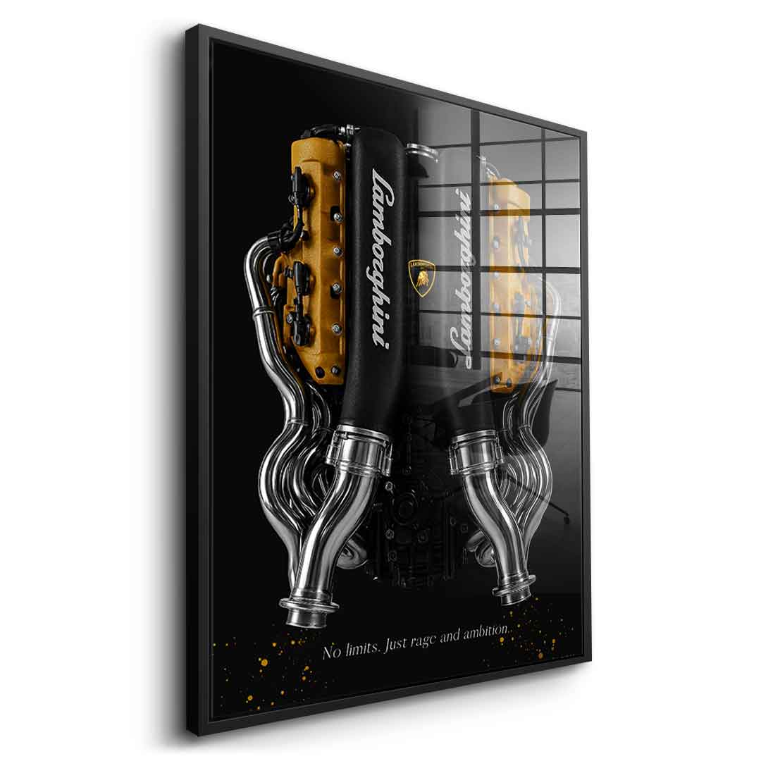 Lamborghini Engine - Acrylglas