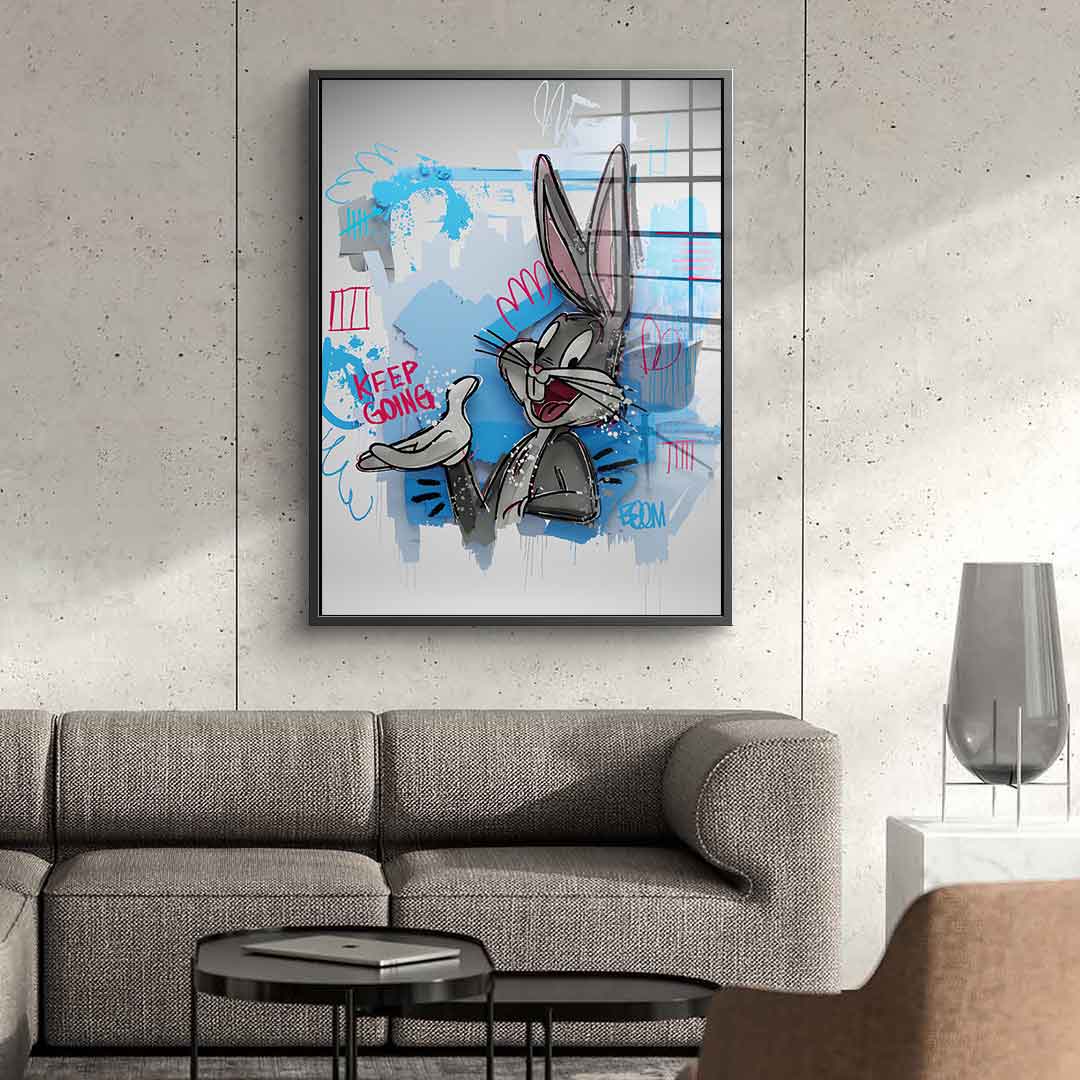 Layer bunny - acrylic glass