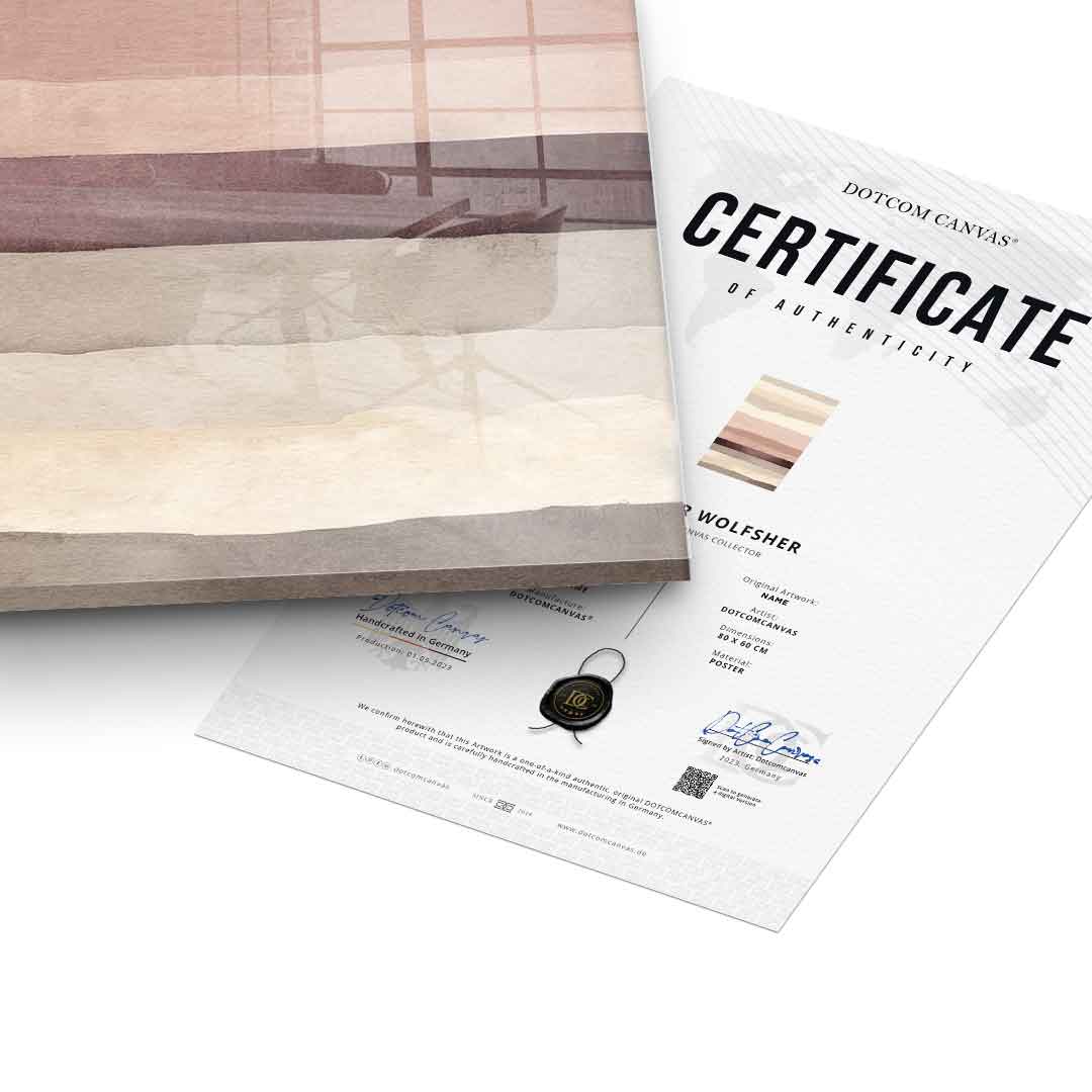 Layered Hues - acrylic glass