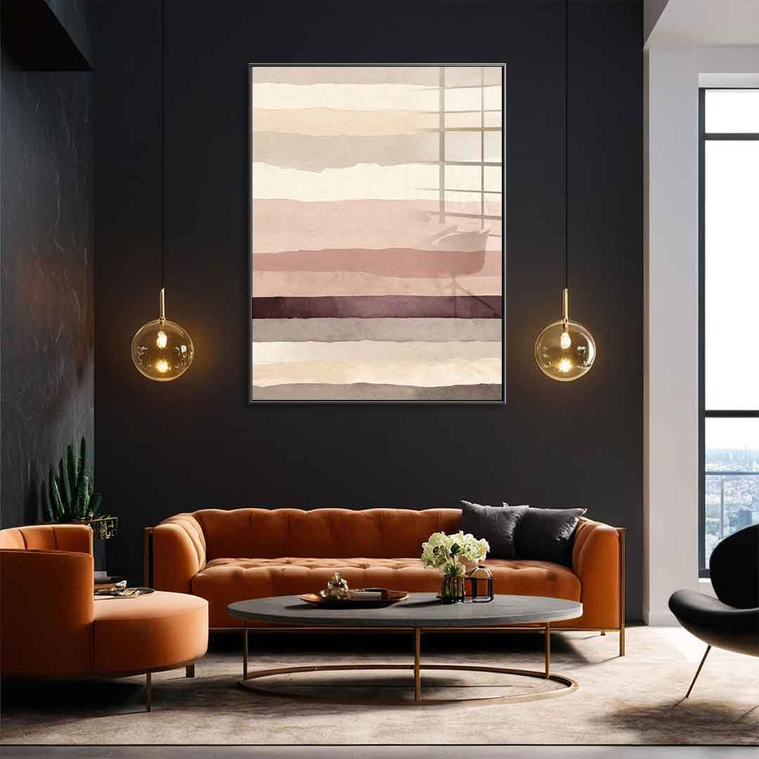 Layered Hues - acrylic glass