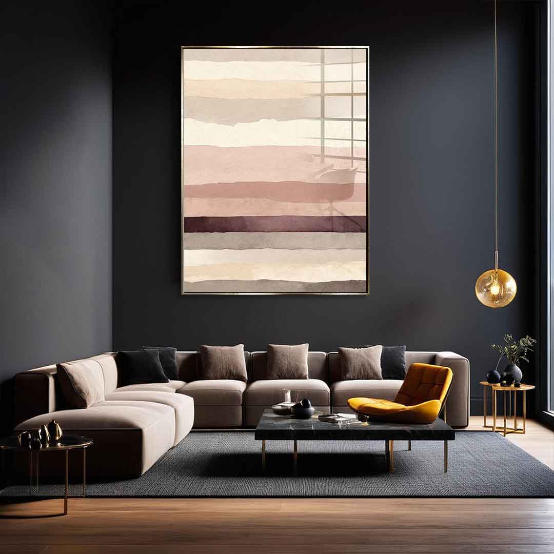 Layered Hues - acrylic glass