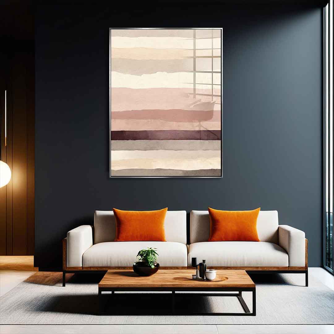 Layered Hues - acrylic glass