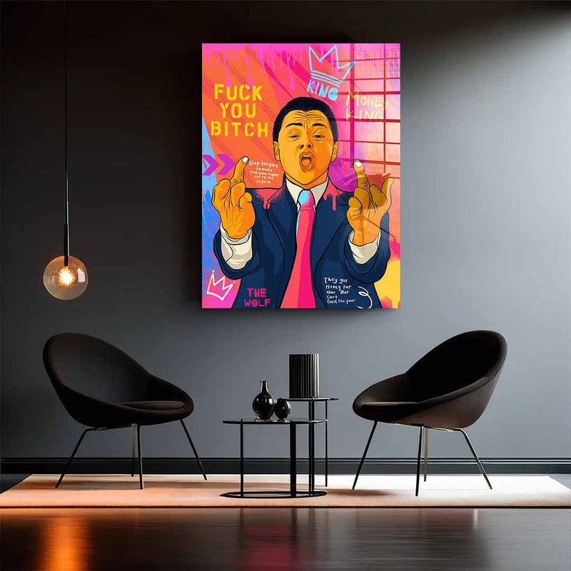 Leo fuck - Acrylglas