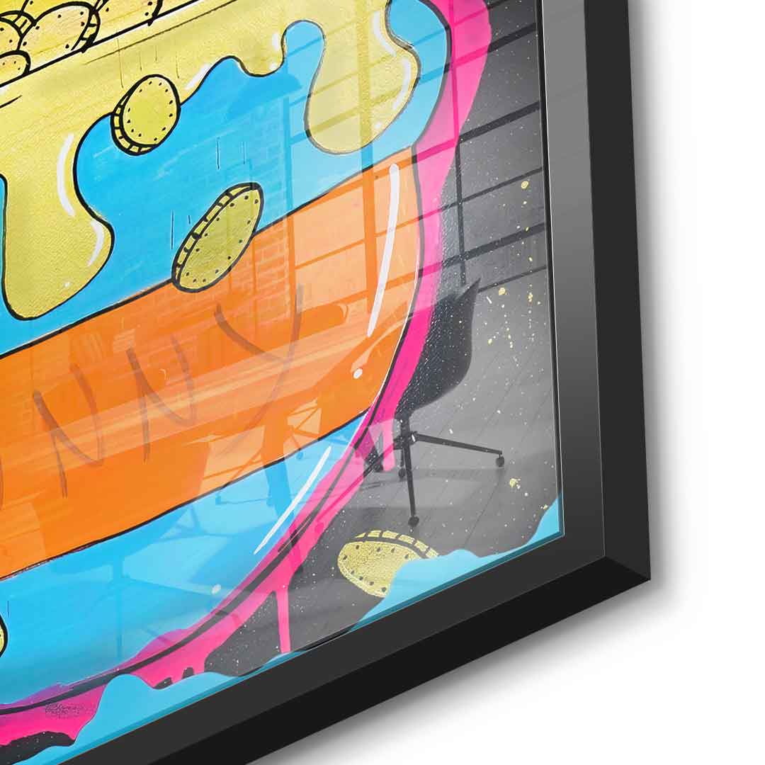 Life is sweet - acrylic glass