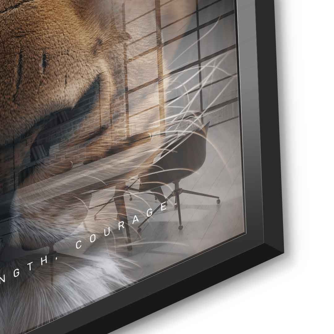 Lion Fusion - acrylic glass