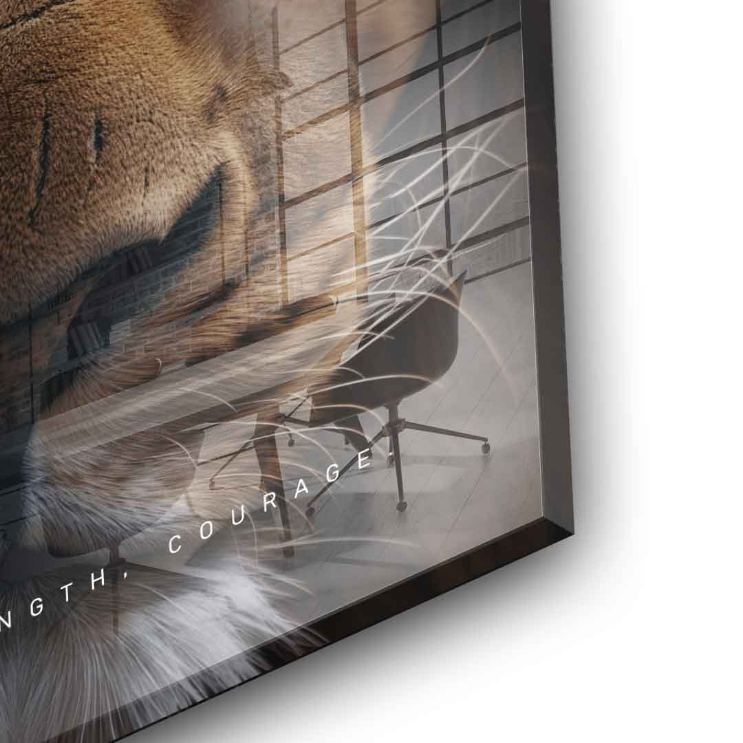 Lion Fusion - acrylic glass