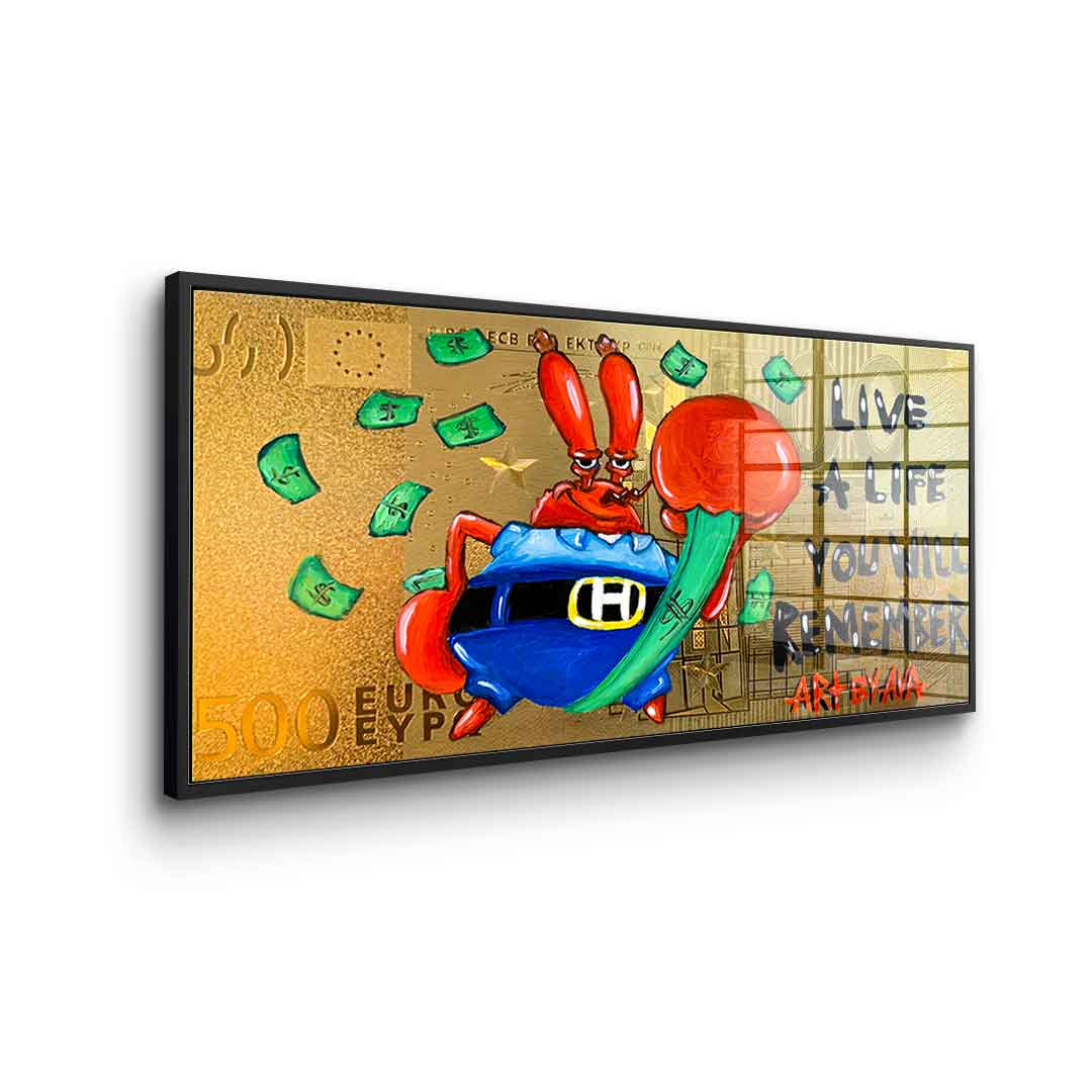 Live a life you will Remember - acrylic glass