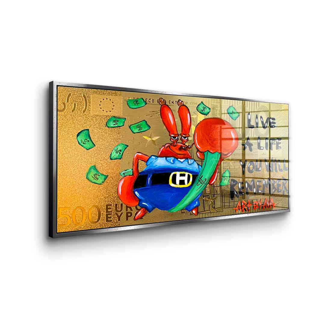Live a life you will Remember - acrylic glass