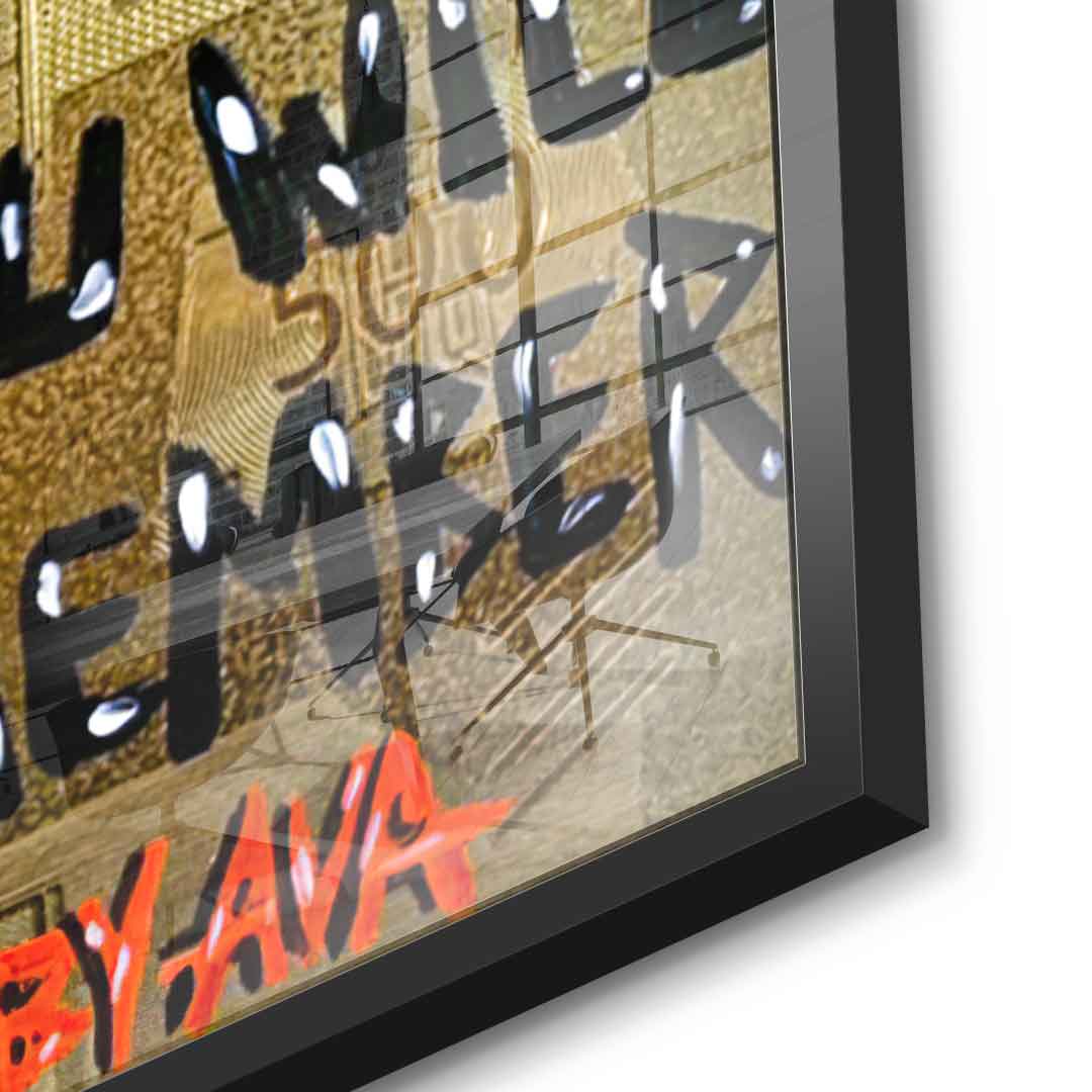 Live a life you will Remember - acrylic glass