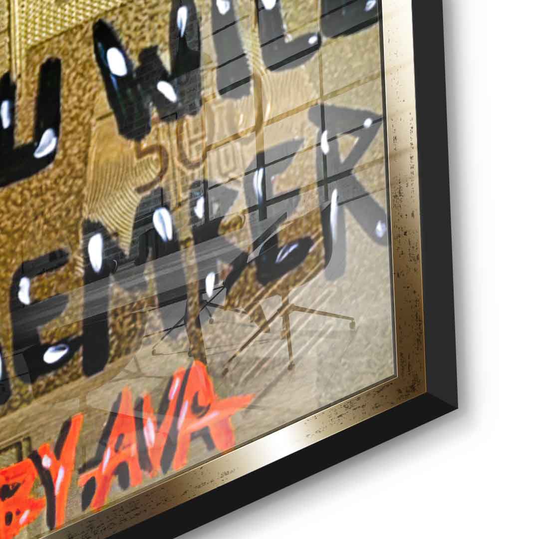 Live a life you will Remember - acrylic glass