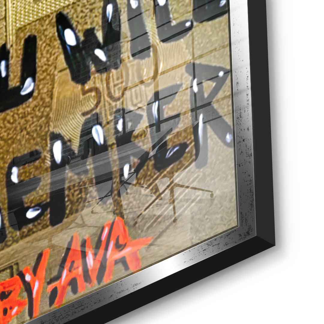 Live a life you will Remember - acrylic glass