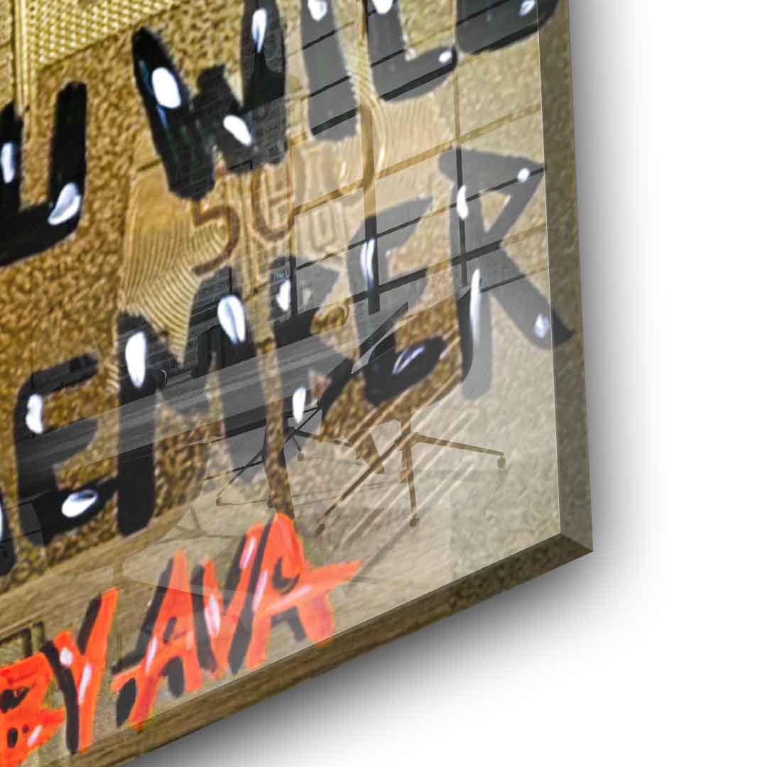 Live a life you will Remember - acrylic glass