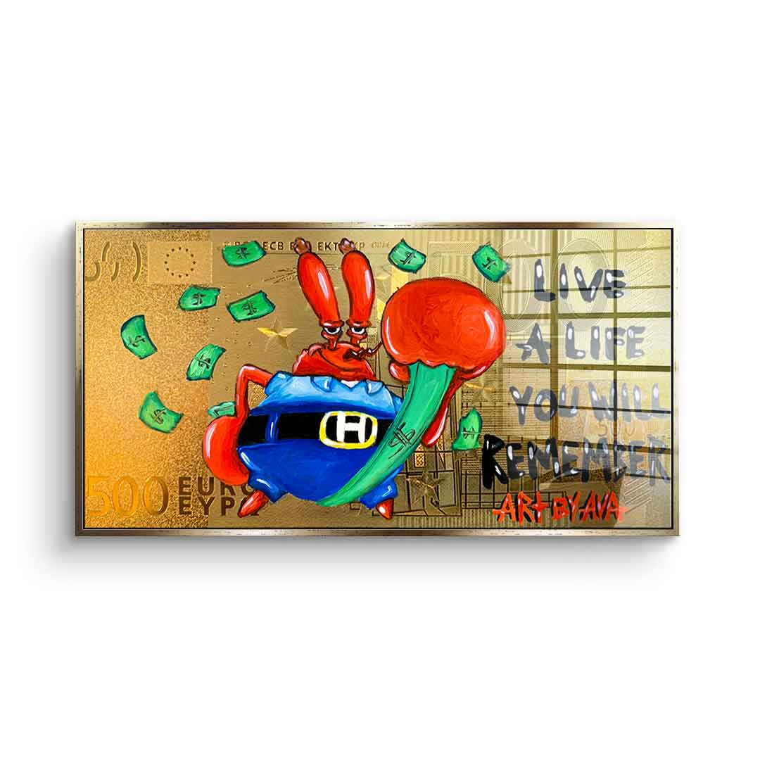 Live a life you will Remember - acrylic glass