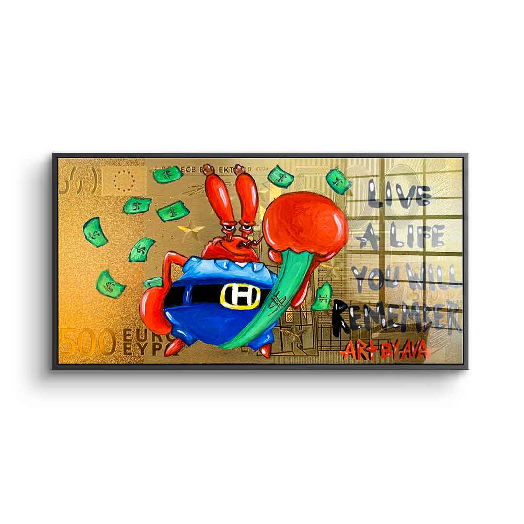 Live a life you will Remember - acrylic glass