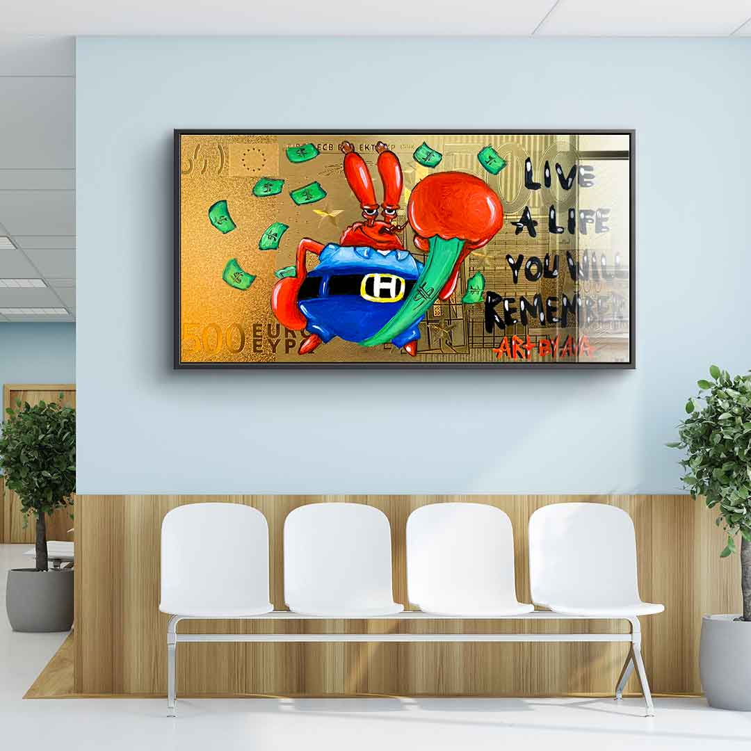 Live a life you will Remember - acrylic glass