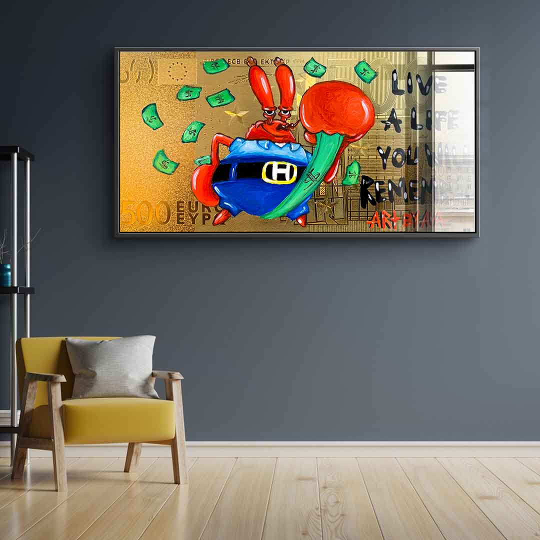 Live a life you will Remember - acrylic glass