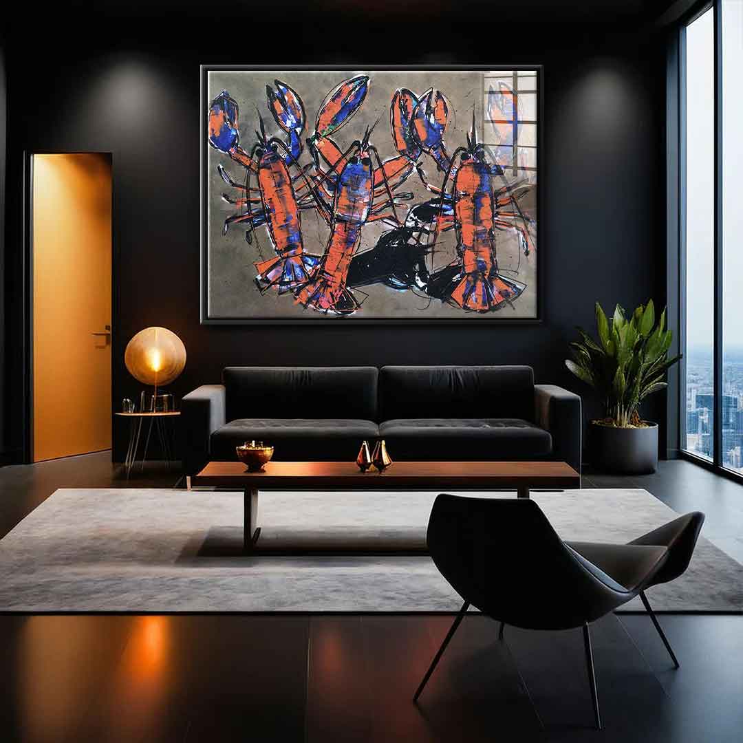 Lobster - acrylic glass