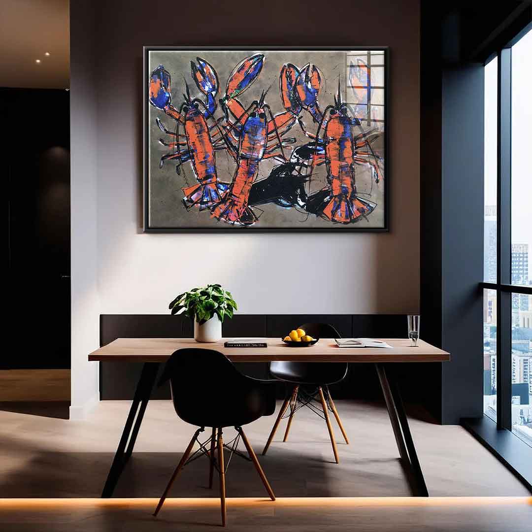 Lobster - acrylic glass
