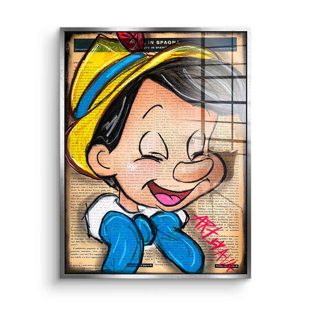 Lovely pinocchio - acrylic glass