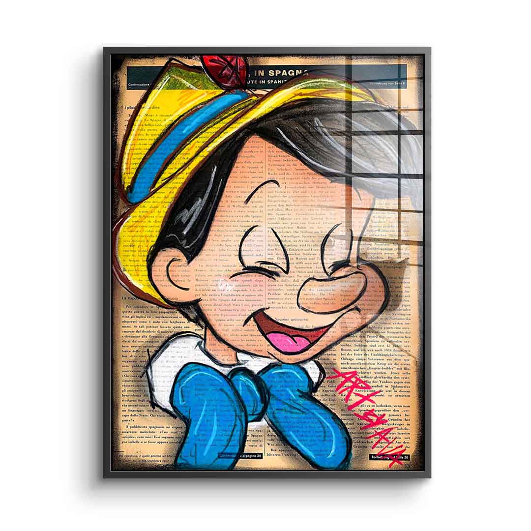 Lovely pinocchio - acrylic glass