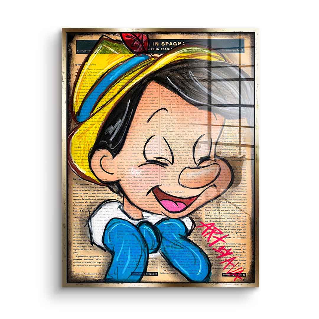 Lovely pinocchio - acrylic glass