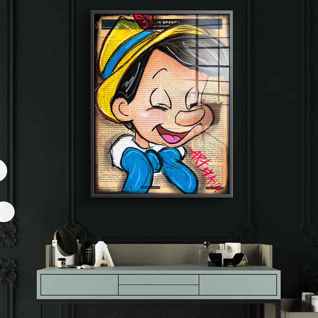 Lovely pinocchio - acrylic glass