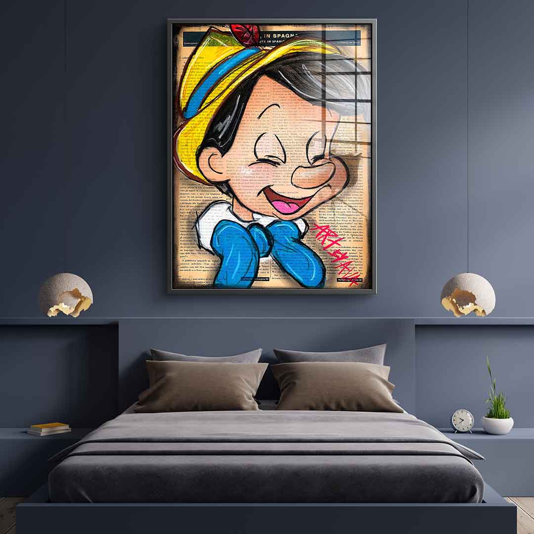Lovely pinocchio - acrylic glass