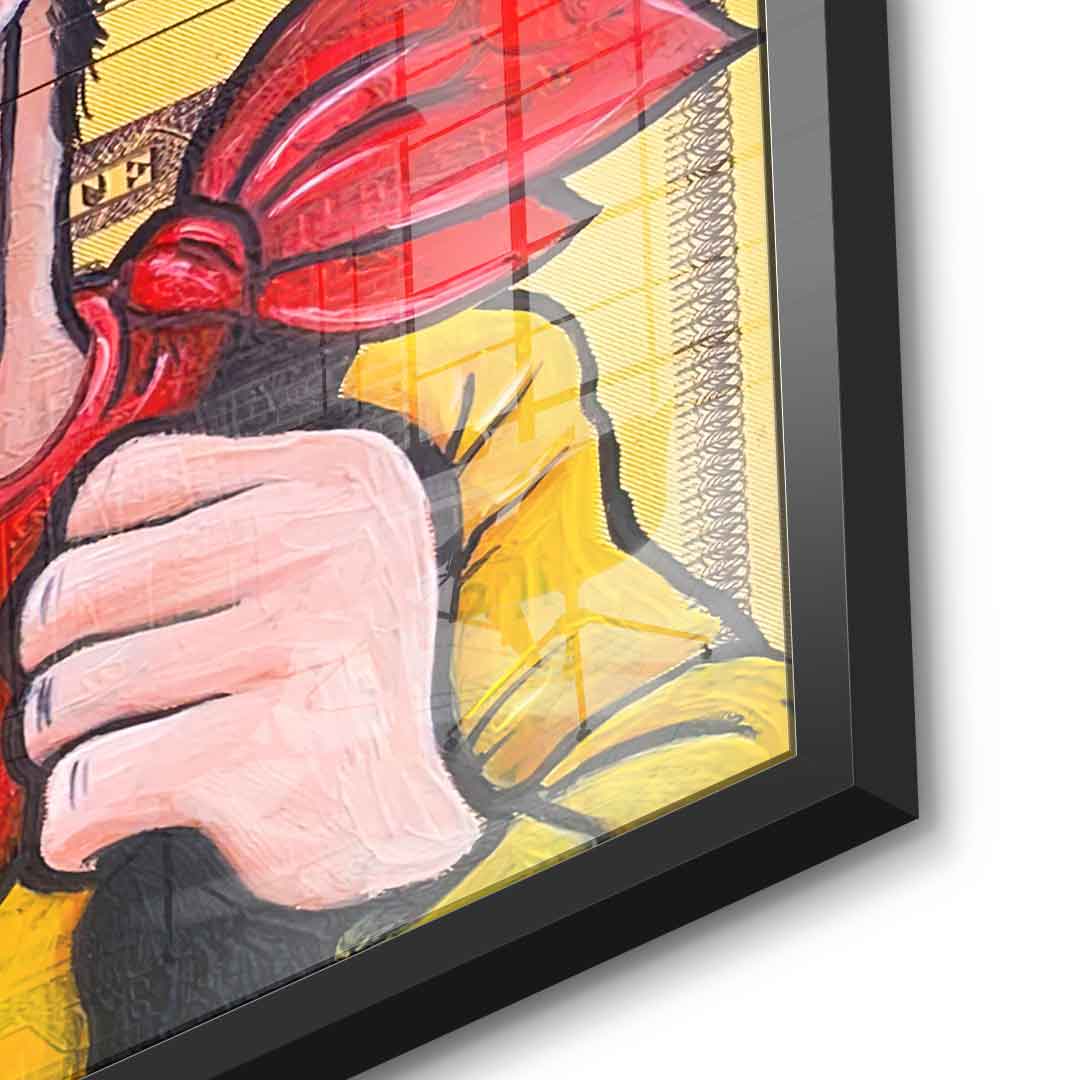 Lucky dollar - acrylic glass