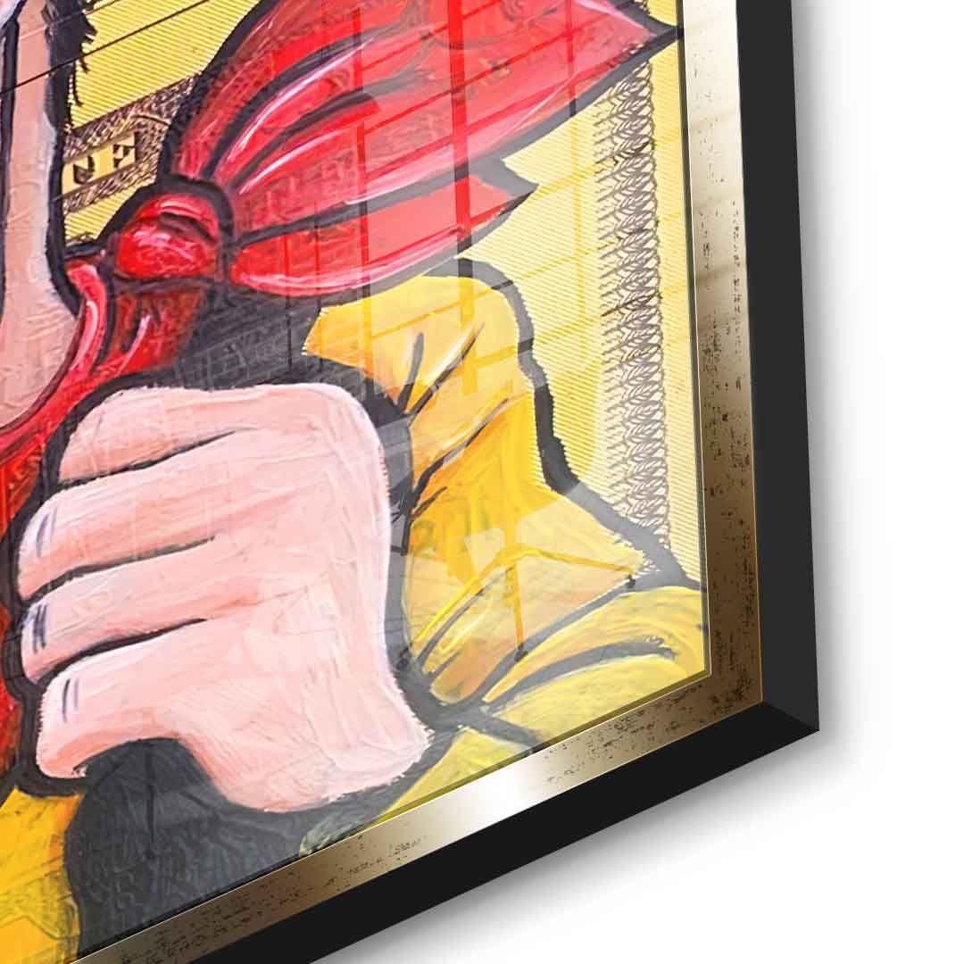 Lucky dollar - acrylic glass
