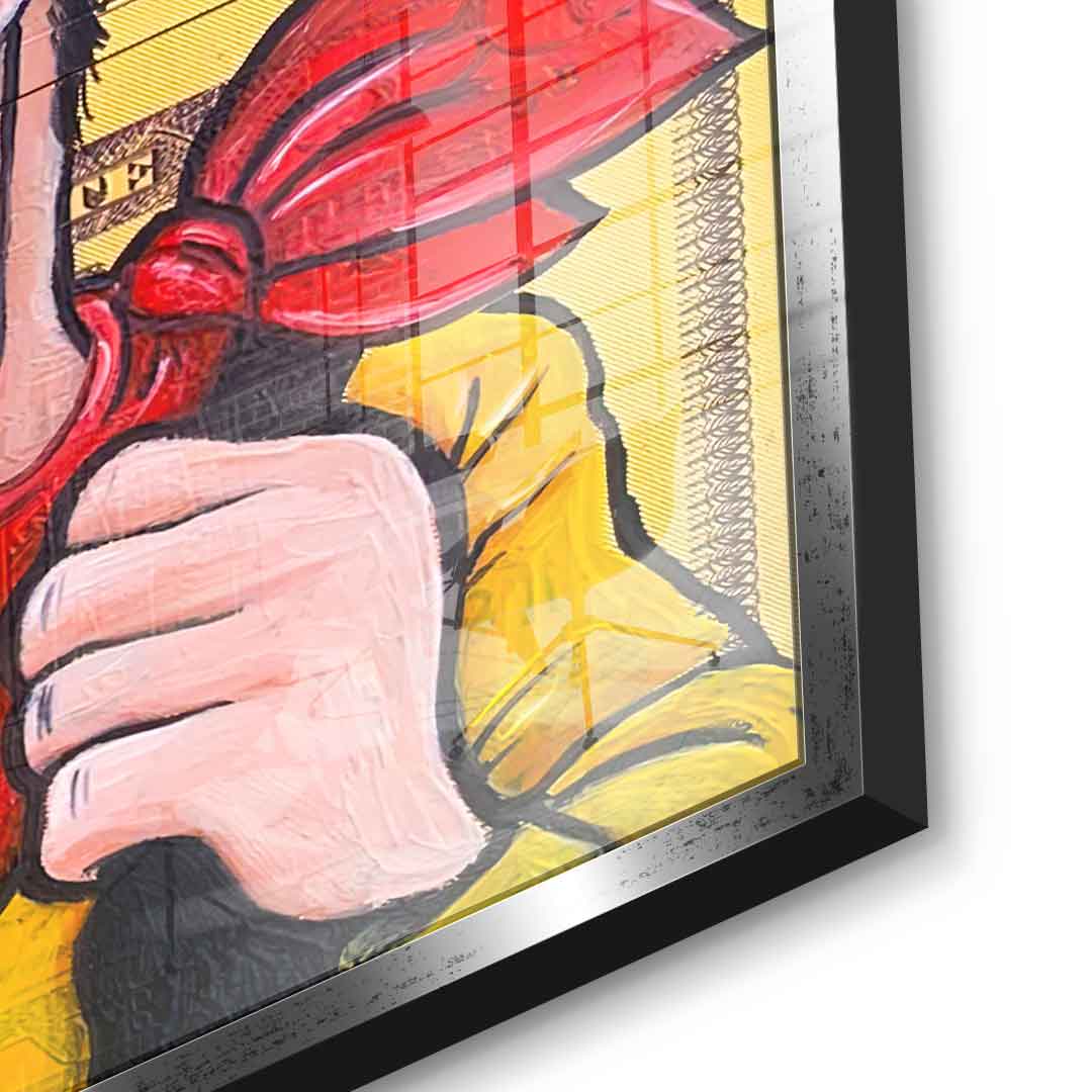 Lucky dollar - acrylic glass