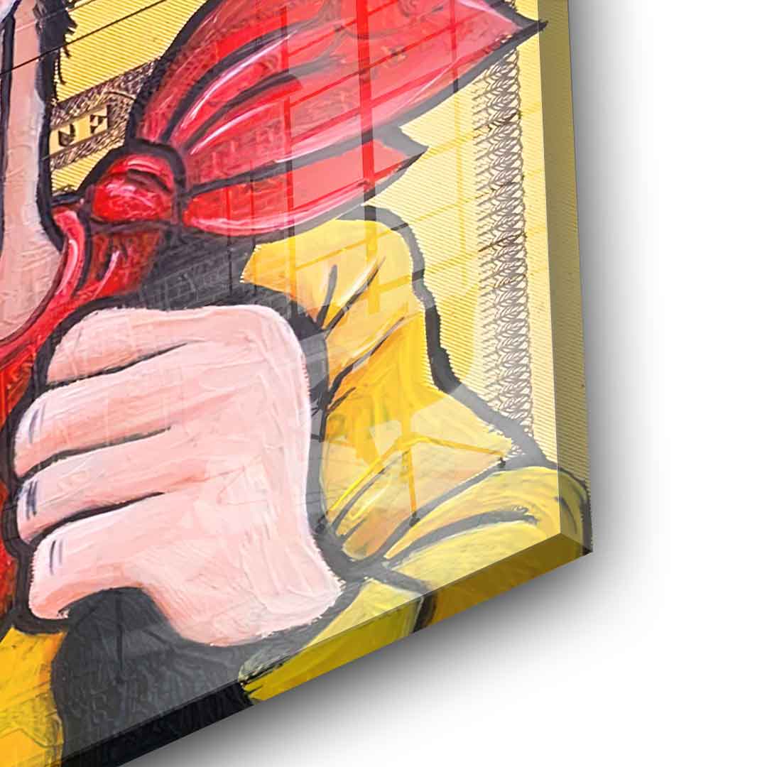 Lucky dollar - acrylic glass