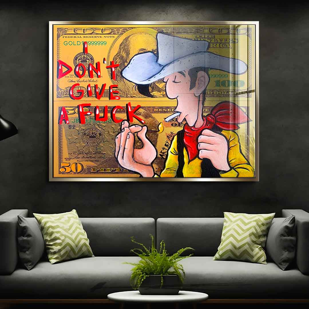 Lucky dollar - acrylic glass