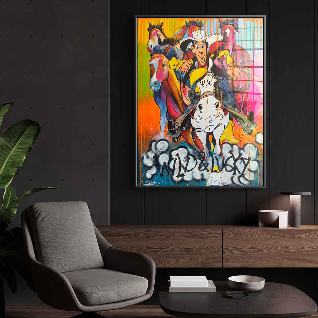Wild and Lucky - Acrylglas