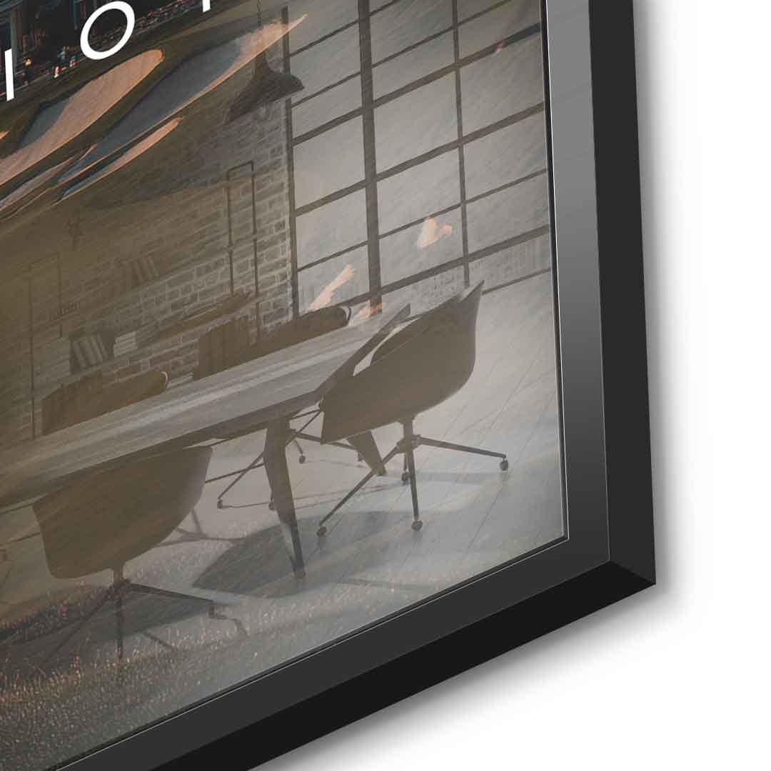 Luxury is Focus in Motion - Acrylglas