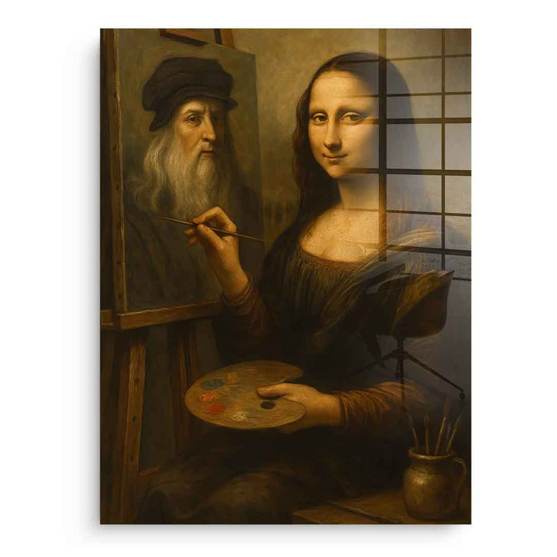 Mona Painting - acrylic glass