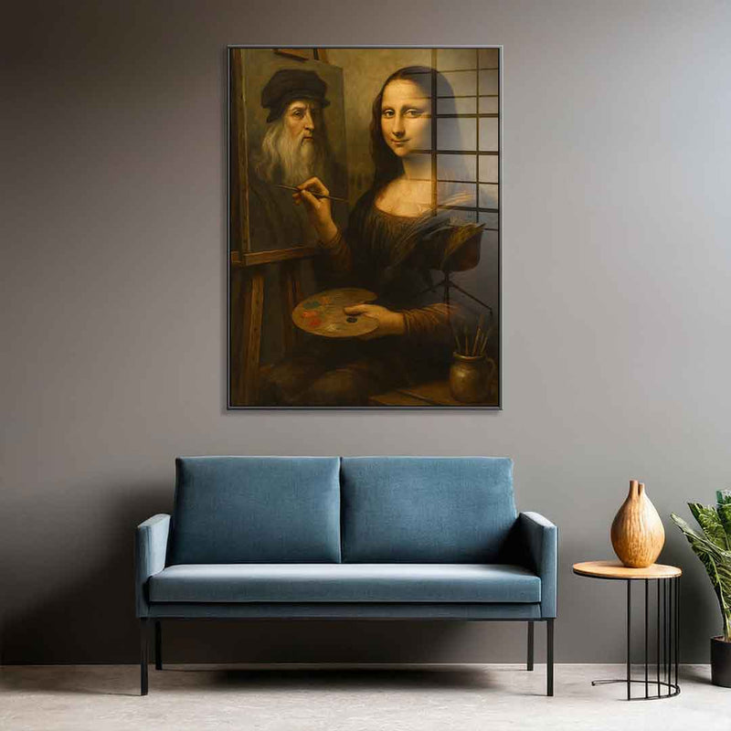 Mona Painting - acrylic glass