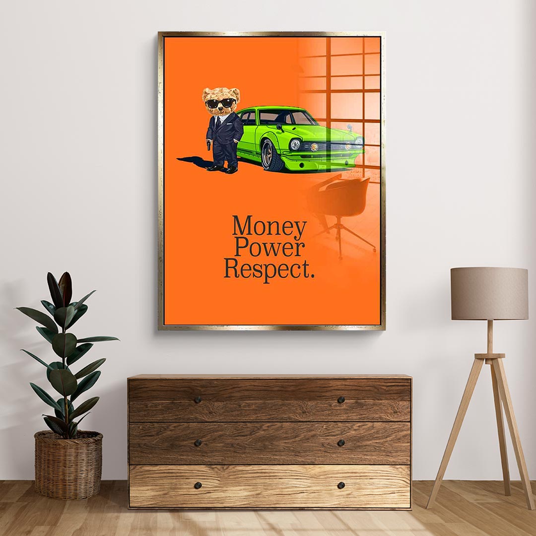 Money Power Respect - Acrylglas