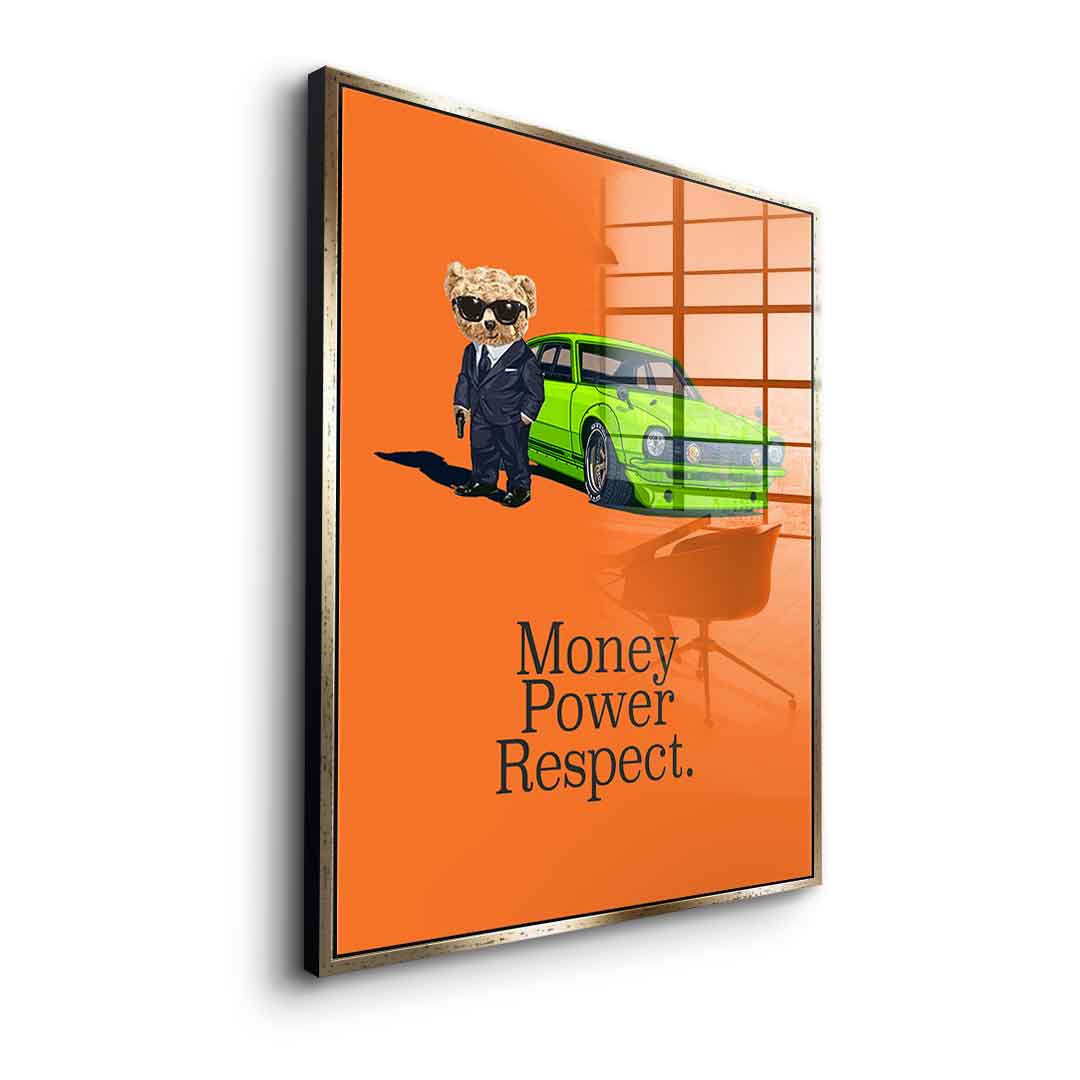 Money Power Respect - Acrylglas