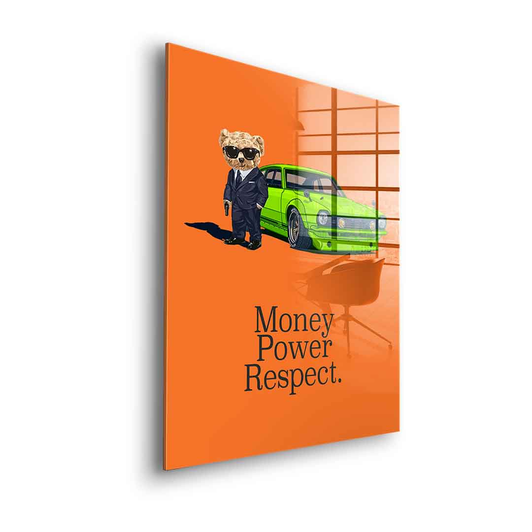 Money Power Respect - Acrylglas